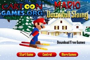 Mario-Downhill-Skiing