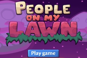 People on my lawn